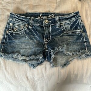 Jeweled Jean Shorts